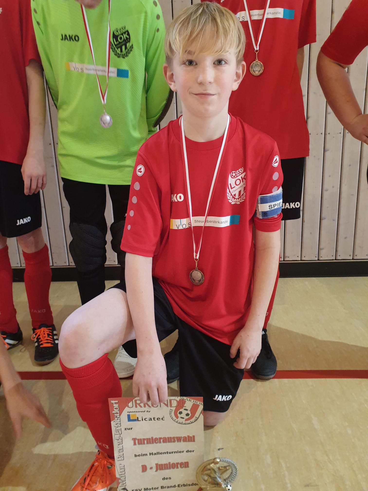 D1Junioren mit Platz 3 in BrandErbisdorf
